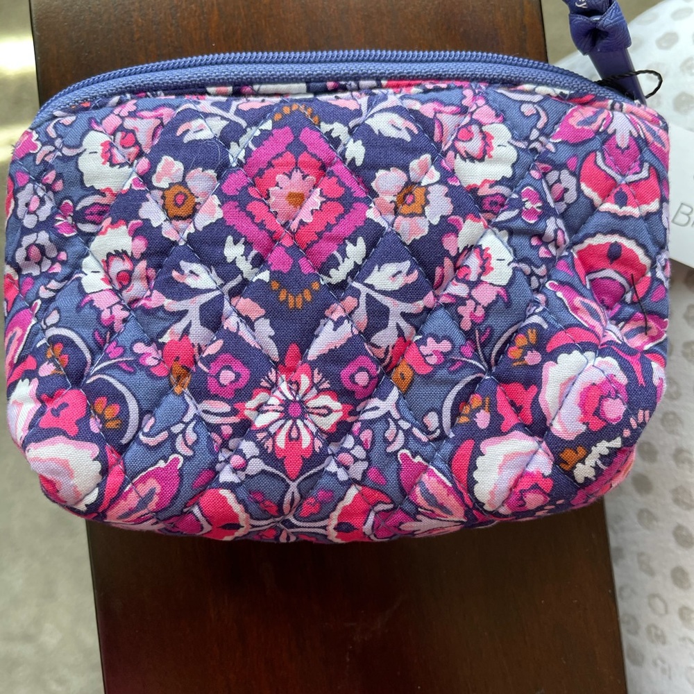 Vera Bradley Mirror Cosmetic in Magenta Medallion.